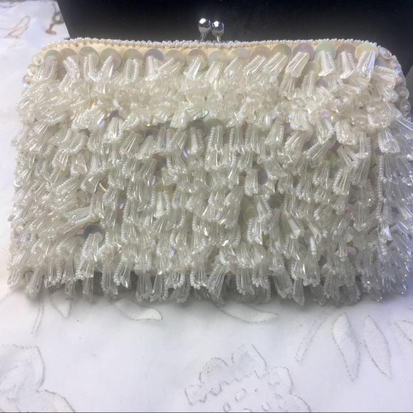Vintage Sequin and beaded clutch/handbag. … - Picture 5 of 8